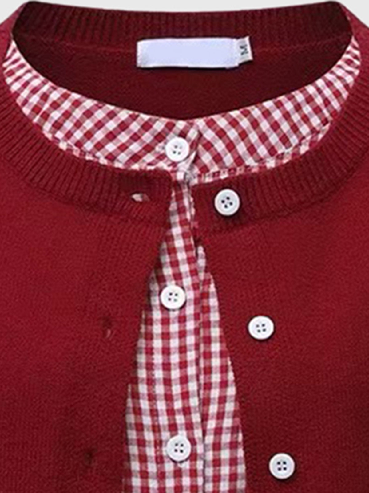 Choco Cherry Cardigan – Wine Red