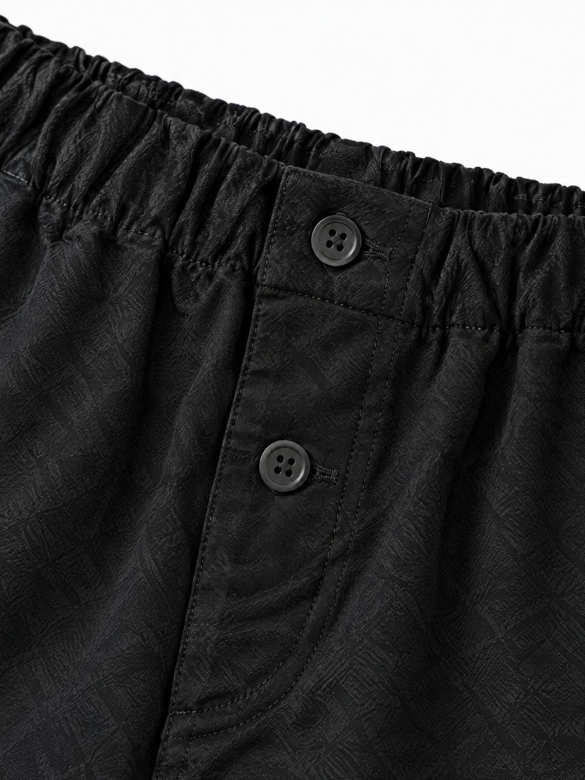 Weekday Outdoor Minimalist Drawstring Relaxed Shorts - Black