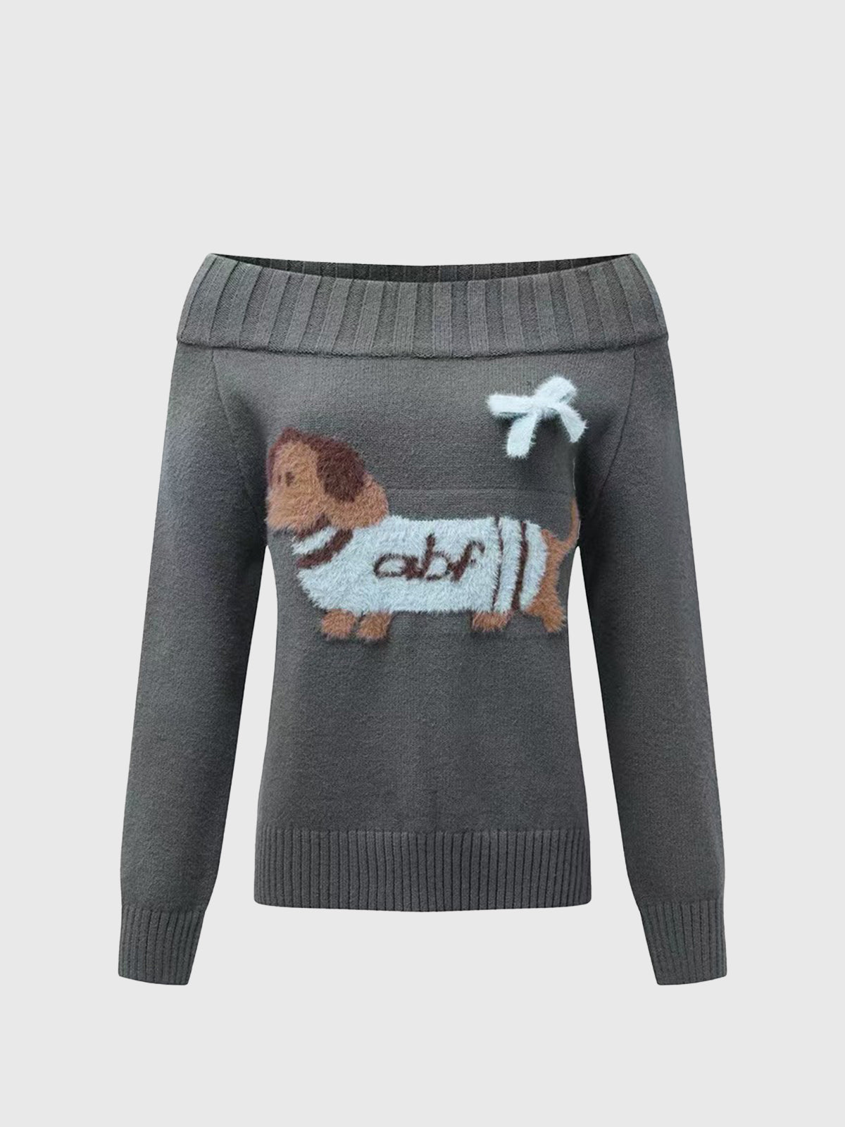 Lazy Pup Knit – Charcoal Grey
