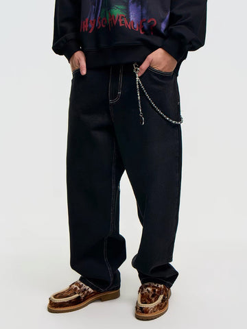 Weekday Outdoor Wide-leg Multi-Pocket Cargo Maxi Pants - Blue