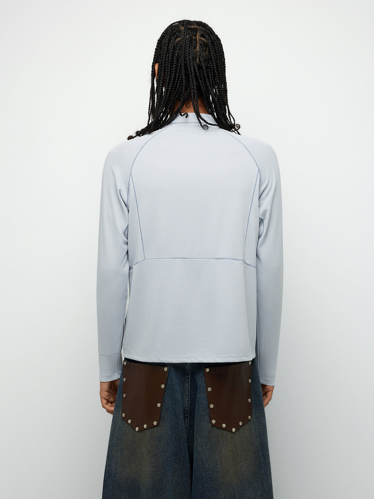 Frost Grid Sweatshirt - Cloud Grey