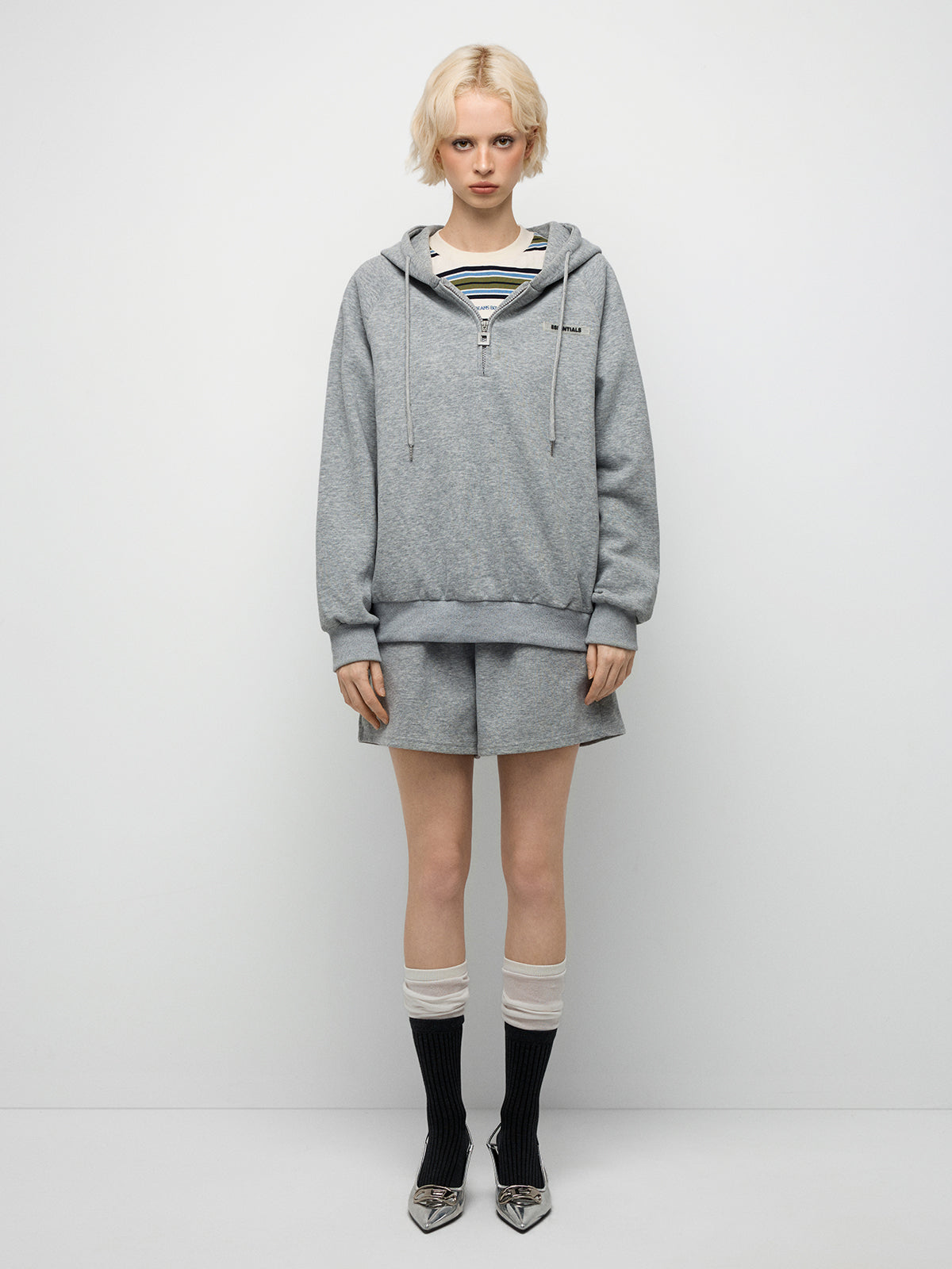 Life Warm-Up Hoodie – Mist Grey