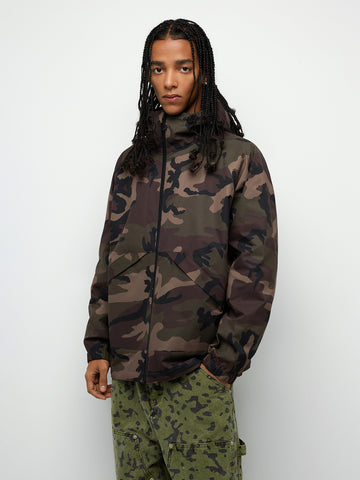 Urban Forest Camo Windbreaker – Army Green