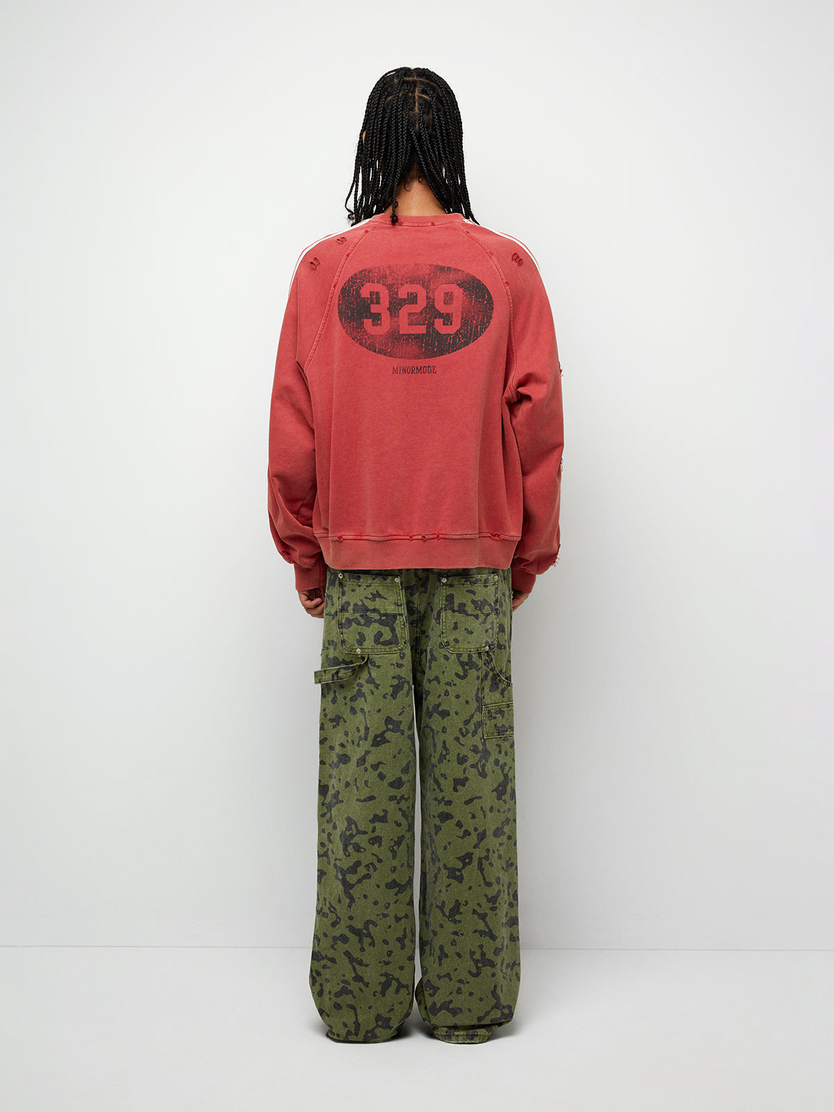 Camo Workwear Pants – Olive Green