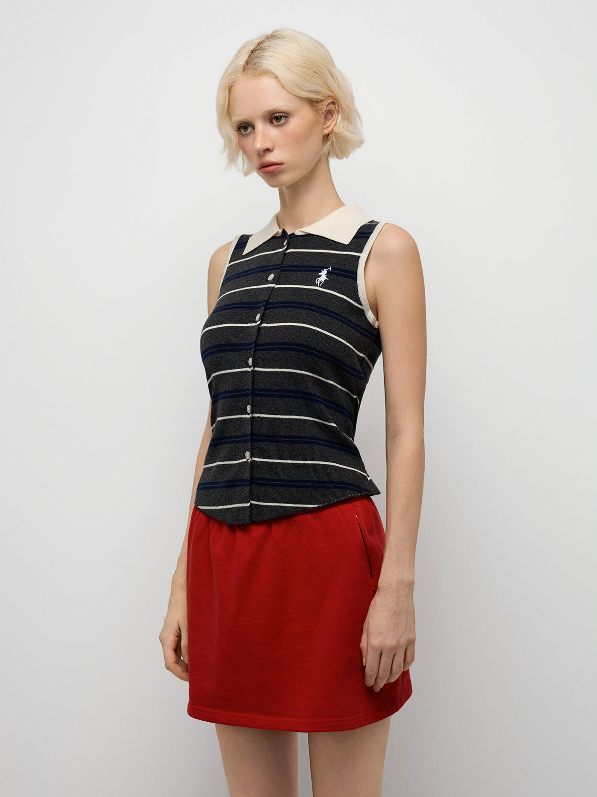 Muse Tie Tank – Graphite Mix