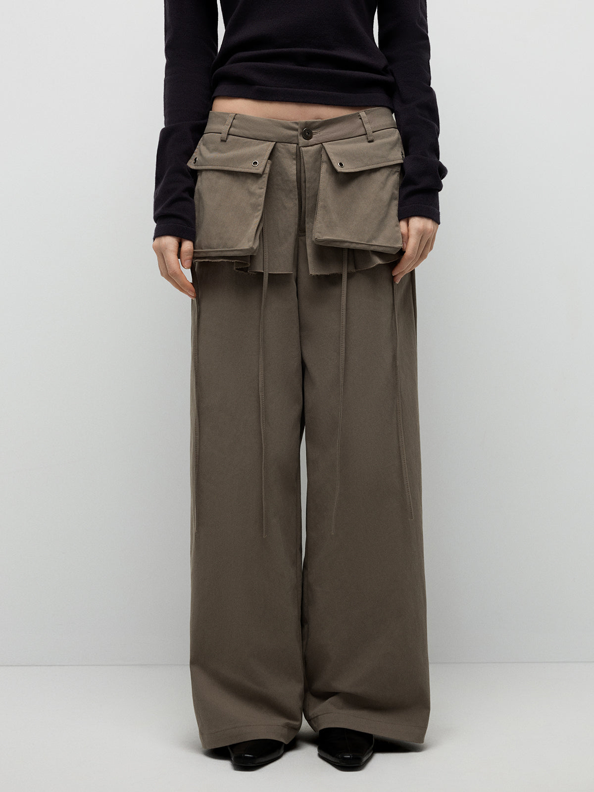 My Outstanding Pockets Cargo Pants - Grey Stone