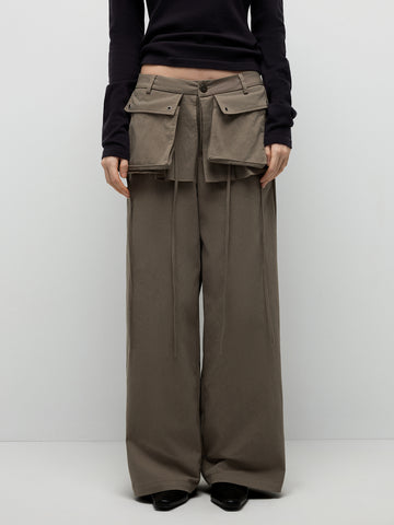 My Outstanding Pockets Cargo Pants - Grey Stone