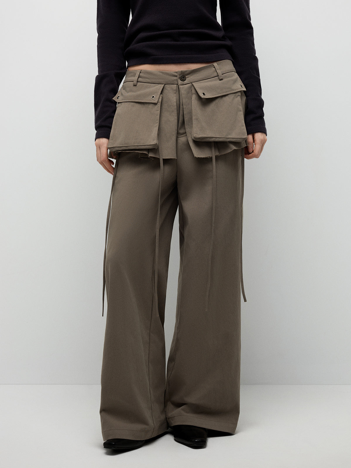 My Outstanding Pockets Cargo Pants - Grey Stone