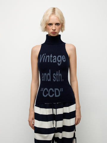 Midnight Draft Top – Navy Ink