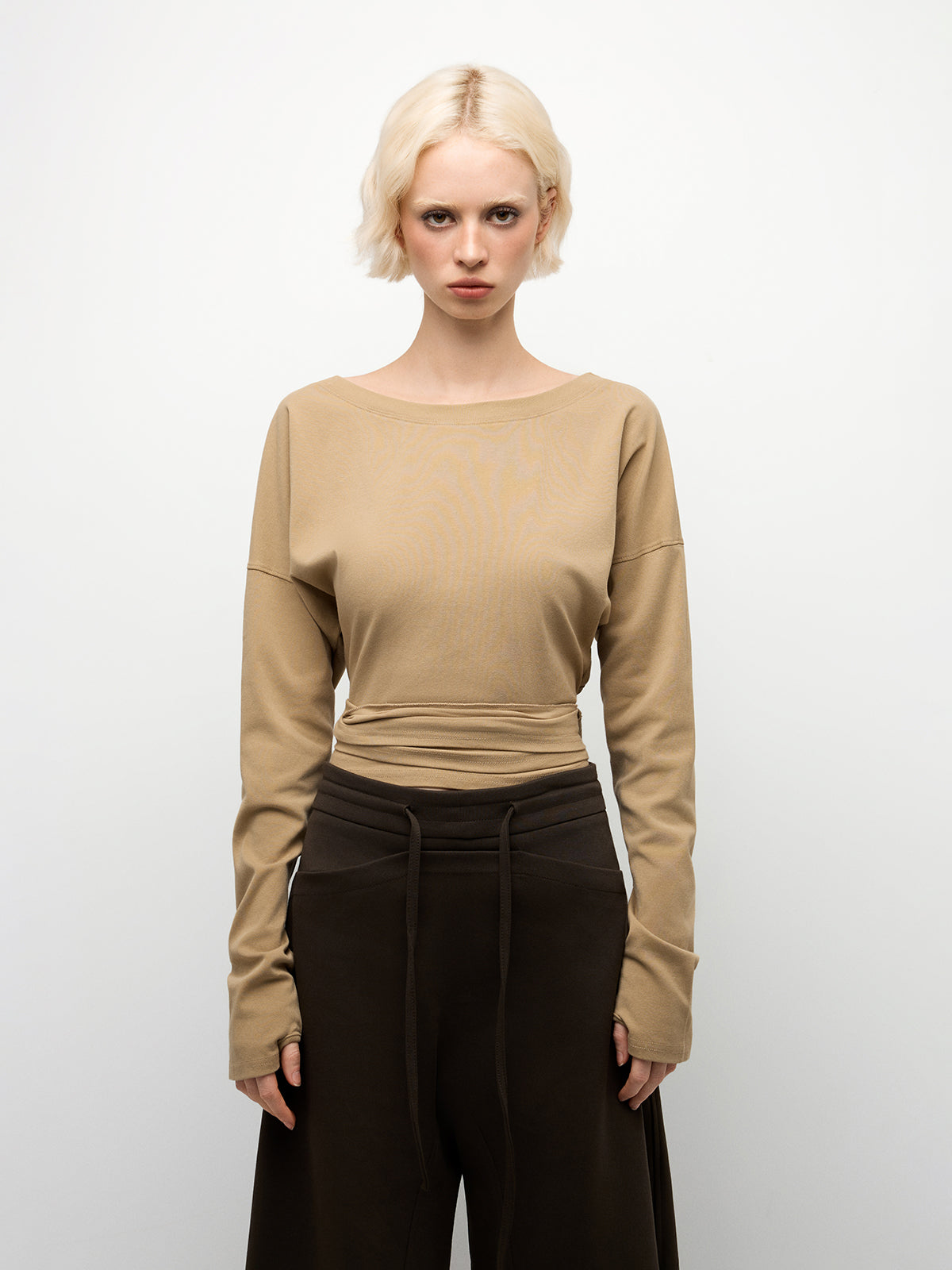 Luxe Knit Top - Warm Beige