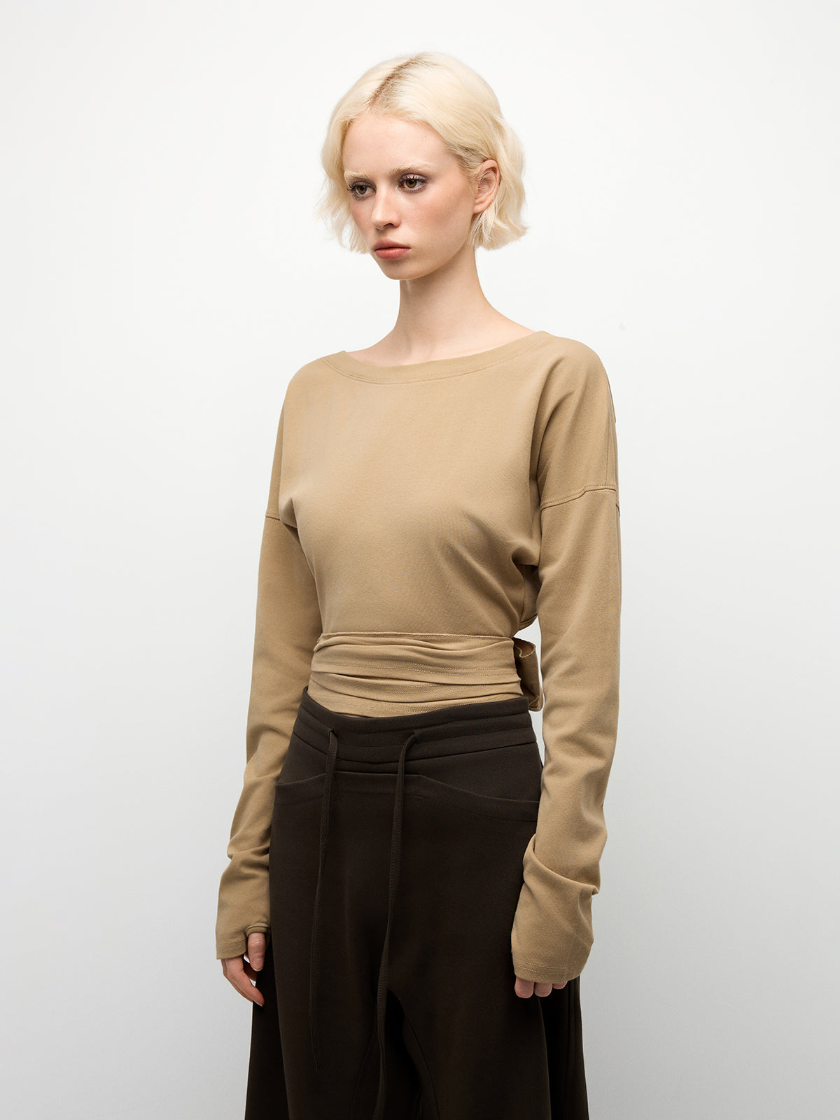 Luxe Knit Top - Warm Beige