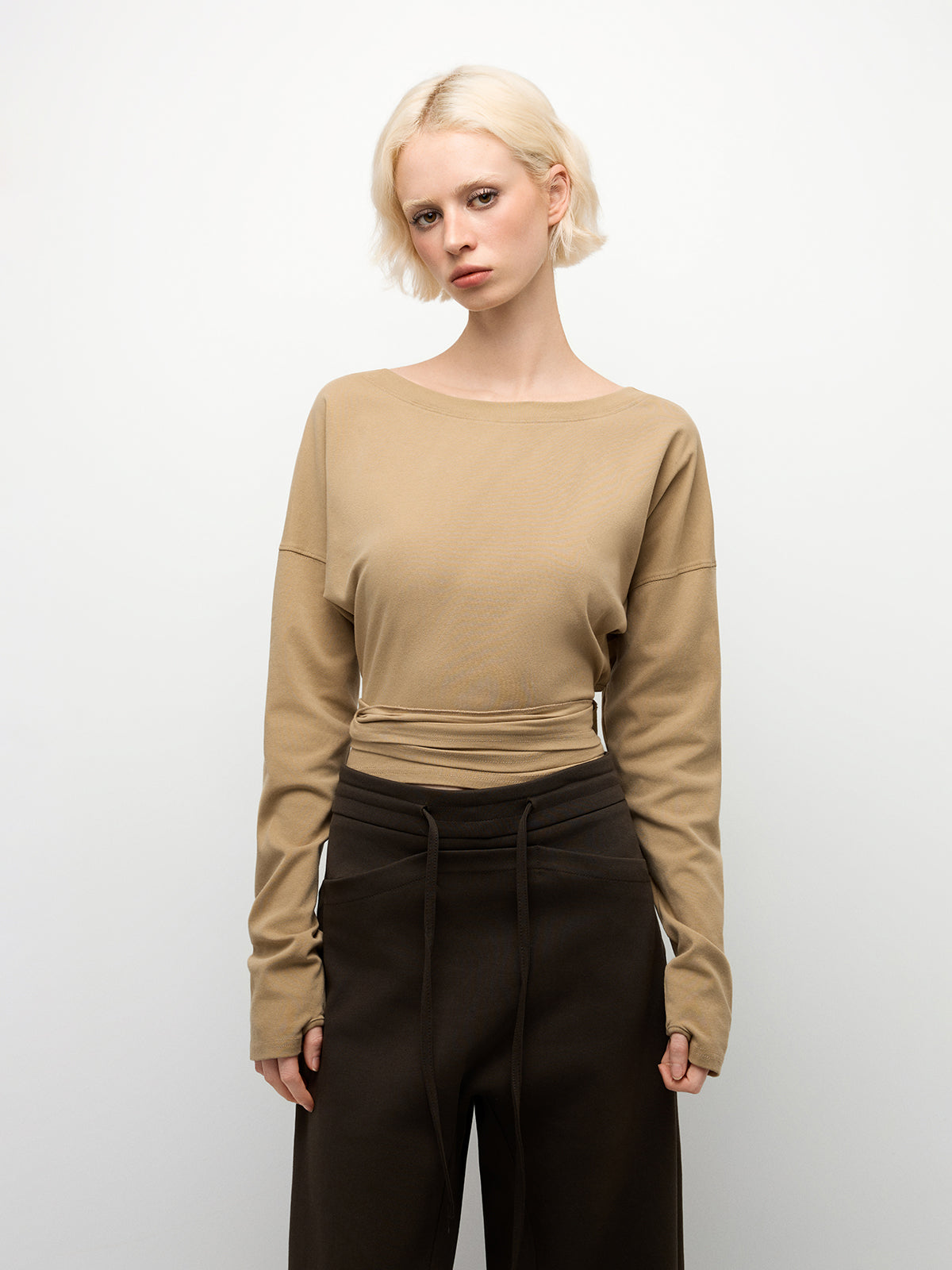 Luxe Knit Top - Warm Beige