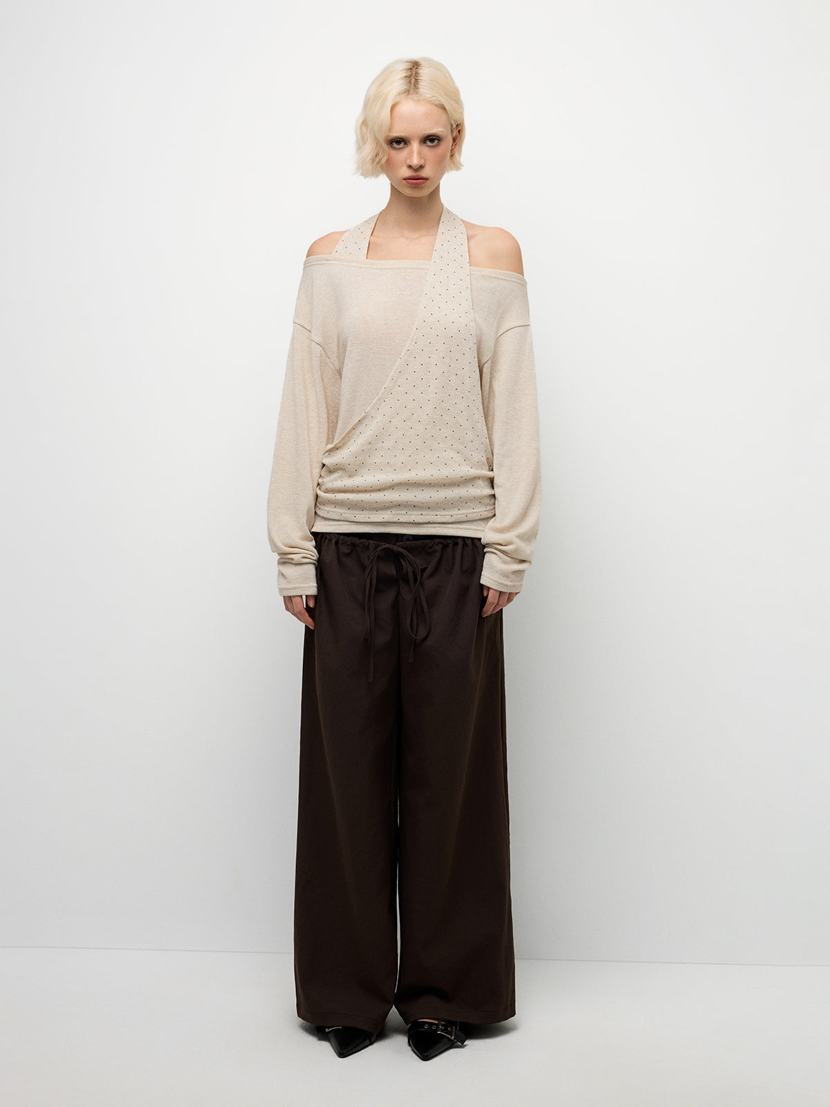 Velvet Trace Pants – Coffee Brown