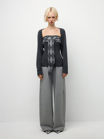 Silent Luster Pants – Light Grey