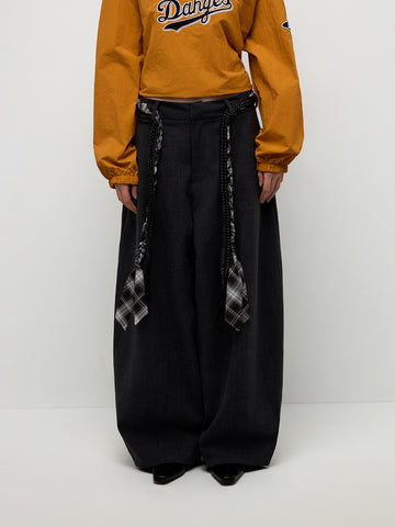Polite Trouble Pants – Charcoal Grey