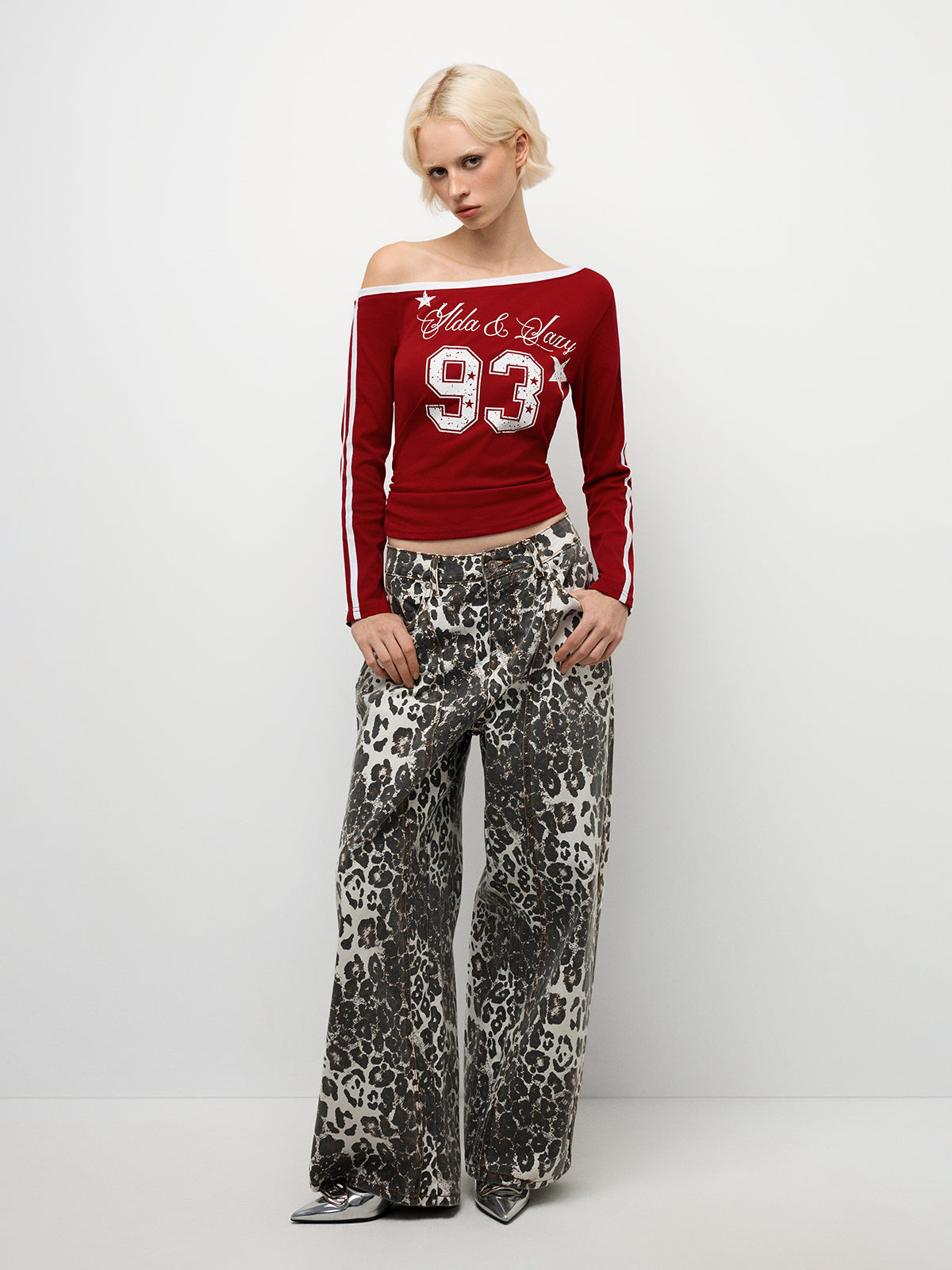 Half-Serious 93 Sleeve Top – Brick Red