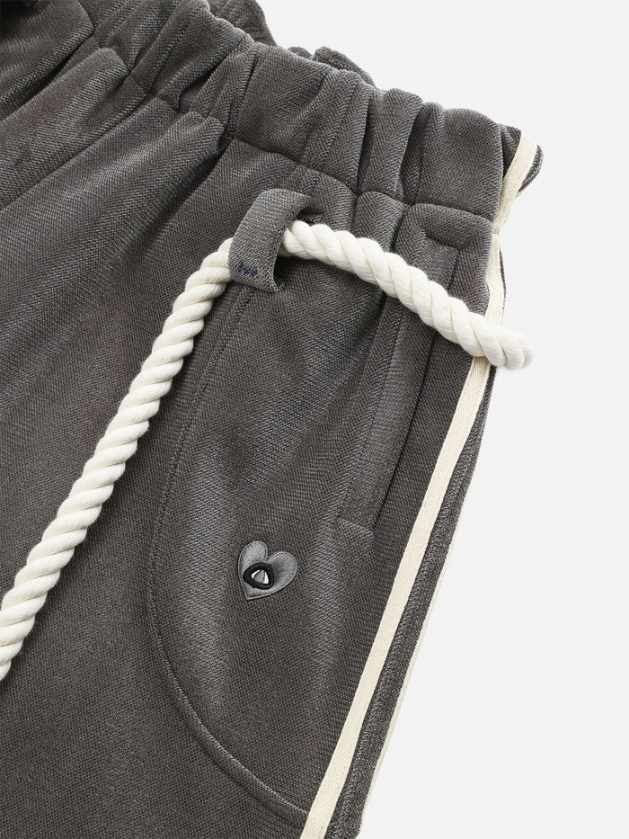 Weekday Outdoor Baggy Drawstring Parachute Maxi Pants - Grey