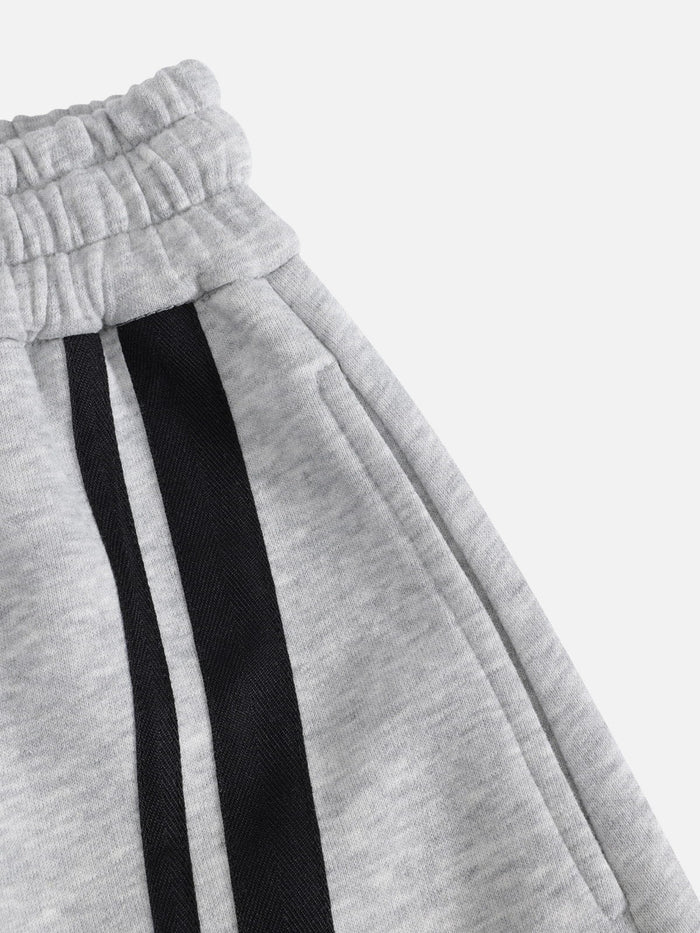 Weekday Outdoor Wide-leg Contrast Stitch Cargo Maxi Pants - Grey