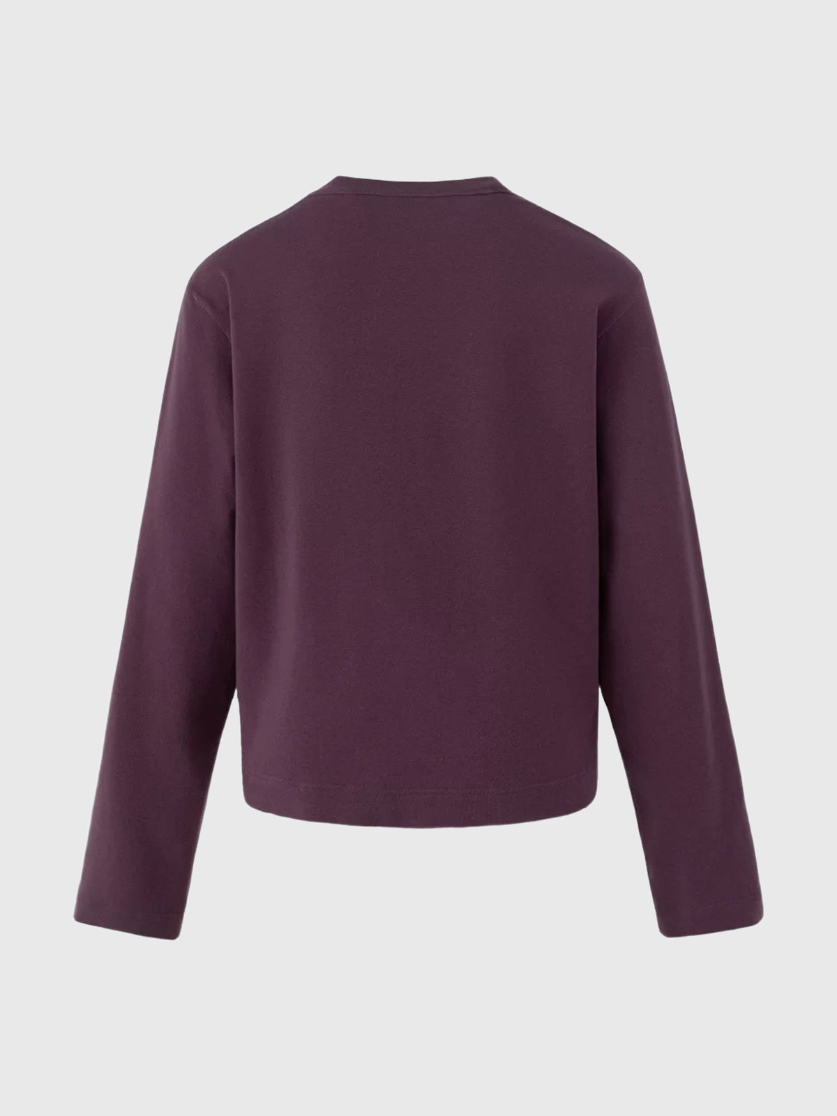 Brick Lane Baggy Graphic Crewneck Sweatshirt - Purple