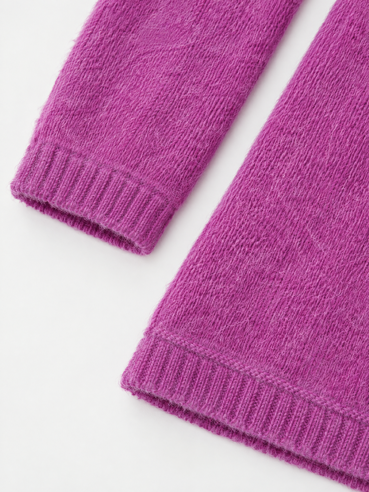 Brick Lane V-Neck Button-Up Knit Cardigan - Magenta Pink
