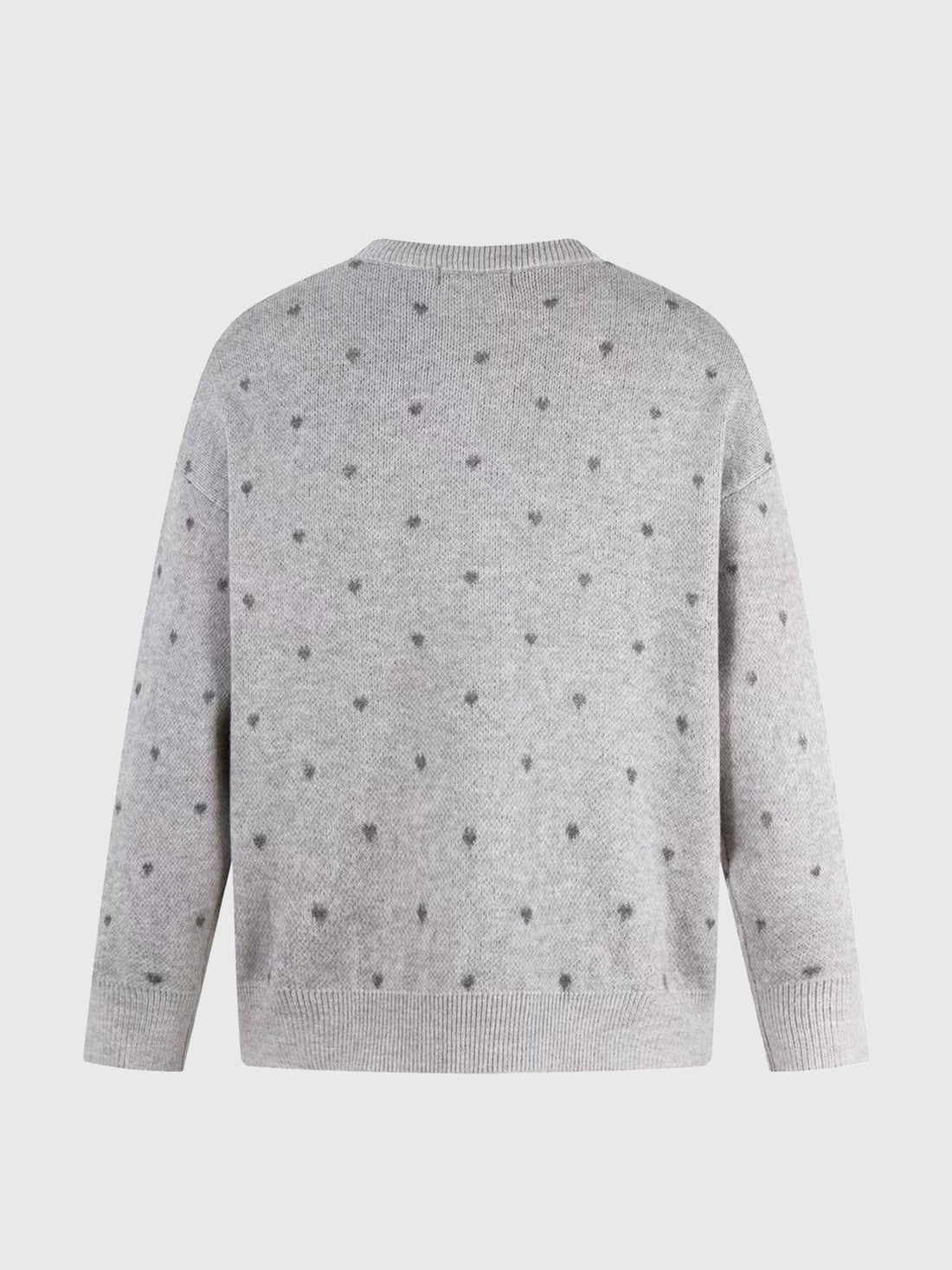 Heart Syntax Cardigan – Mist Grey