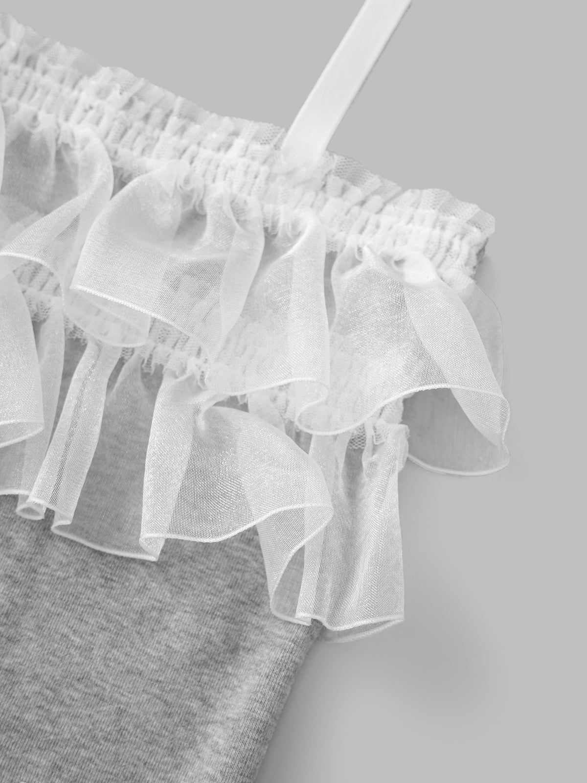 Ribbon Serve Halter – Grey Haze