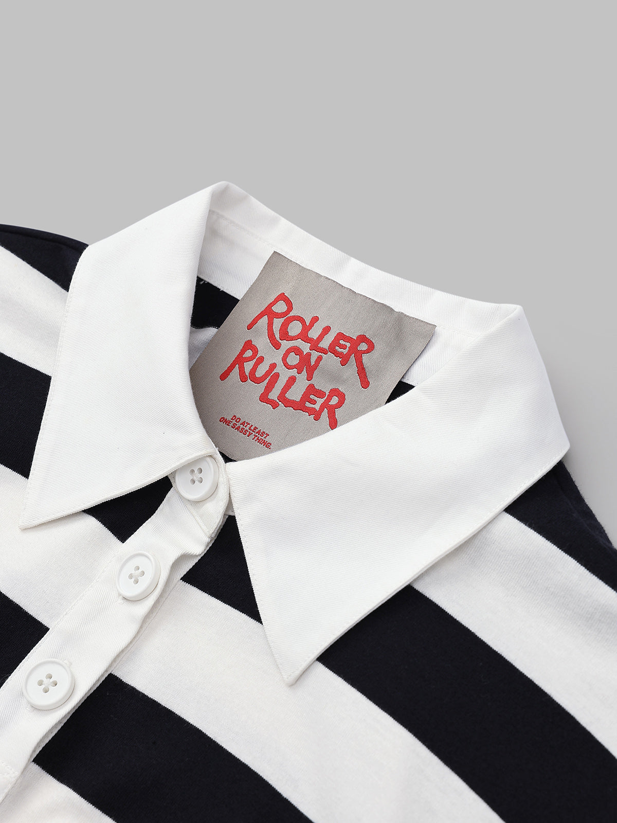 Yardline Longsleeve Polo Tee – Ivy Stripe