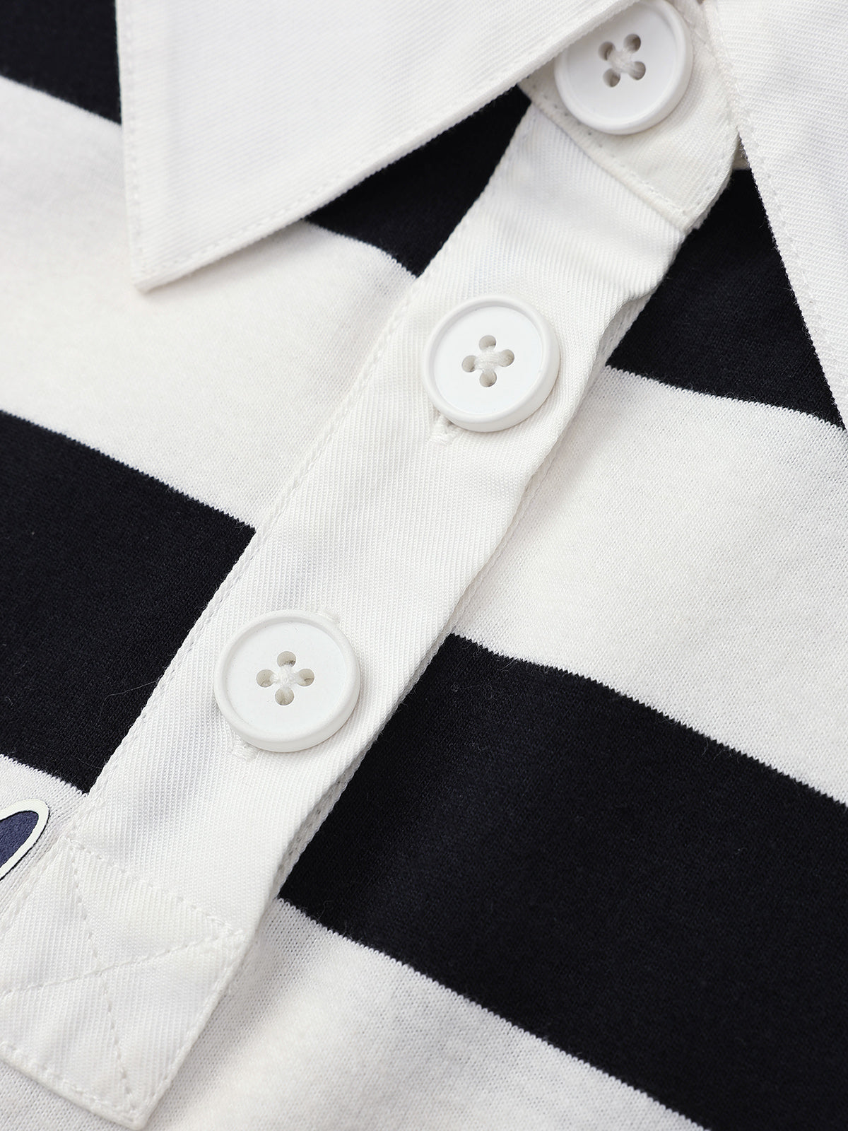 Yardline Longsleeve Polo Tee – Ivy Stripe
