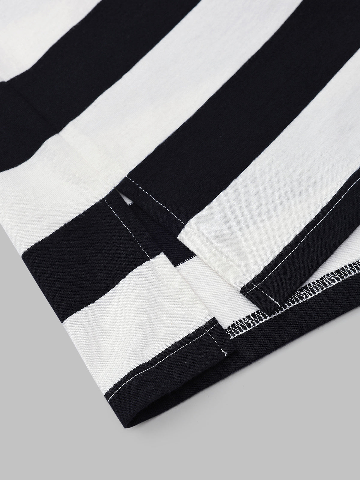 Yardline Longsleeve Polo Tee – Ivy Stripe