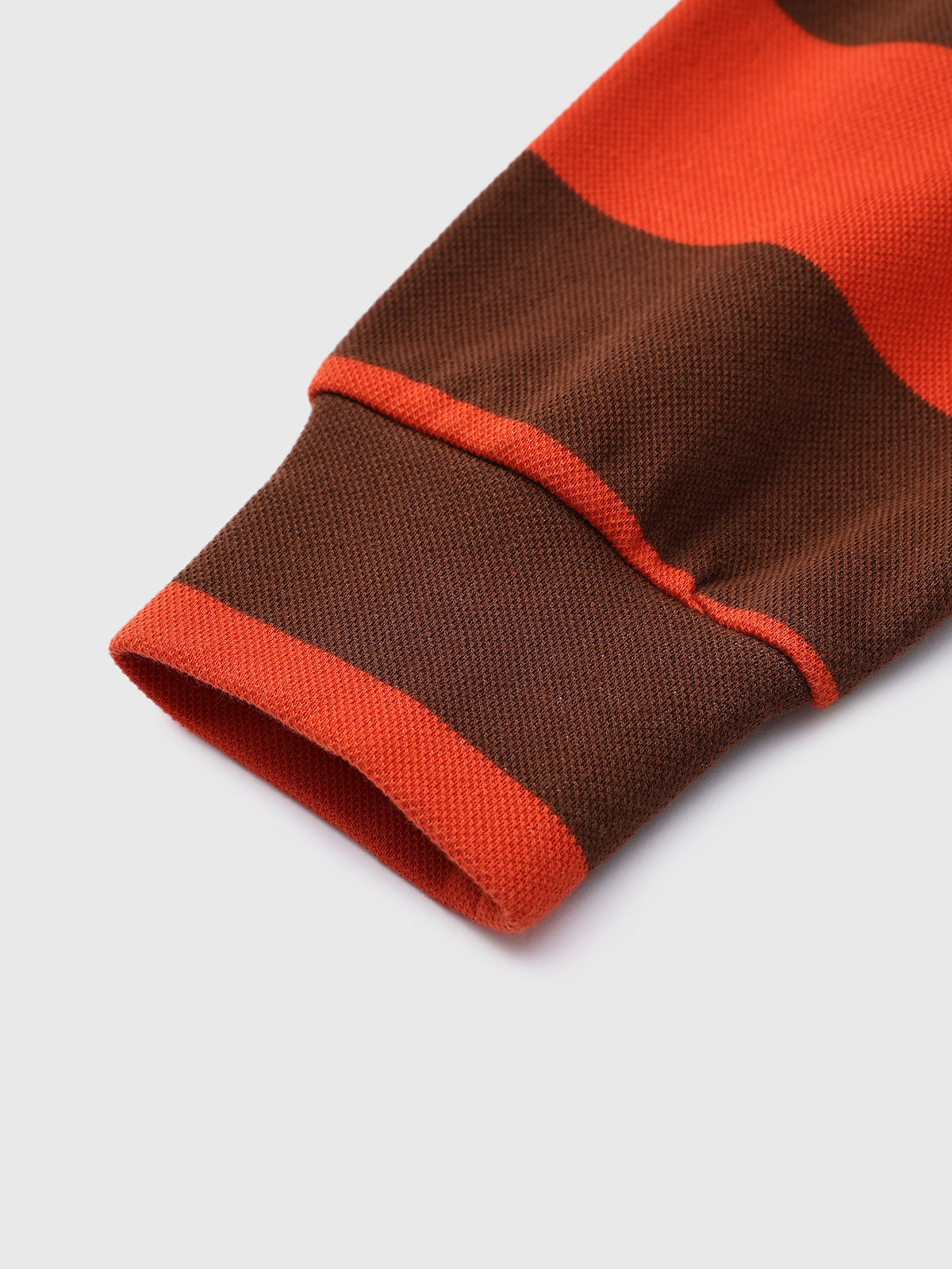 Canteen Stripe Polo Dress – Rust Cocoa