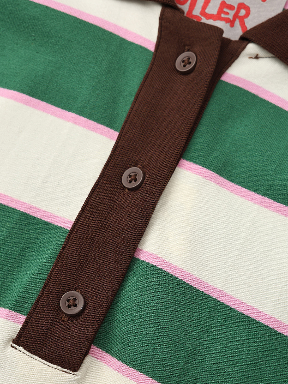 Canteen Stripe Polo Dress – Ivy Cream