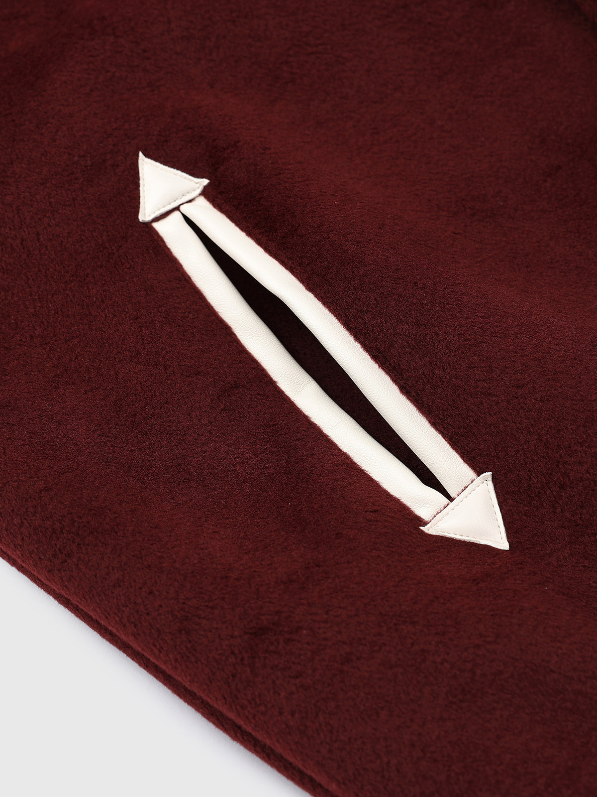 Hallpass Bomber Jacket - Wine Cream