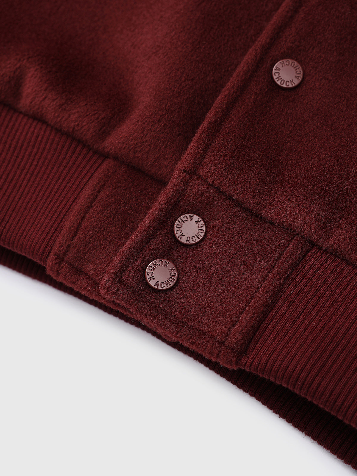 Hallpass Bomber Jacket - Wine Cream