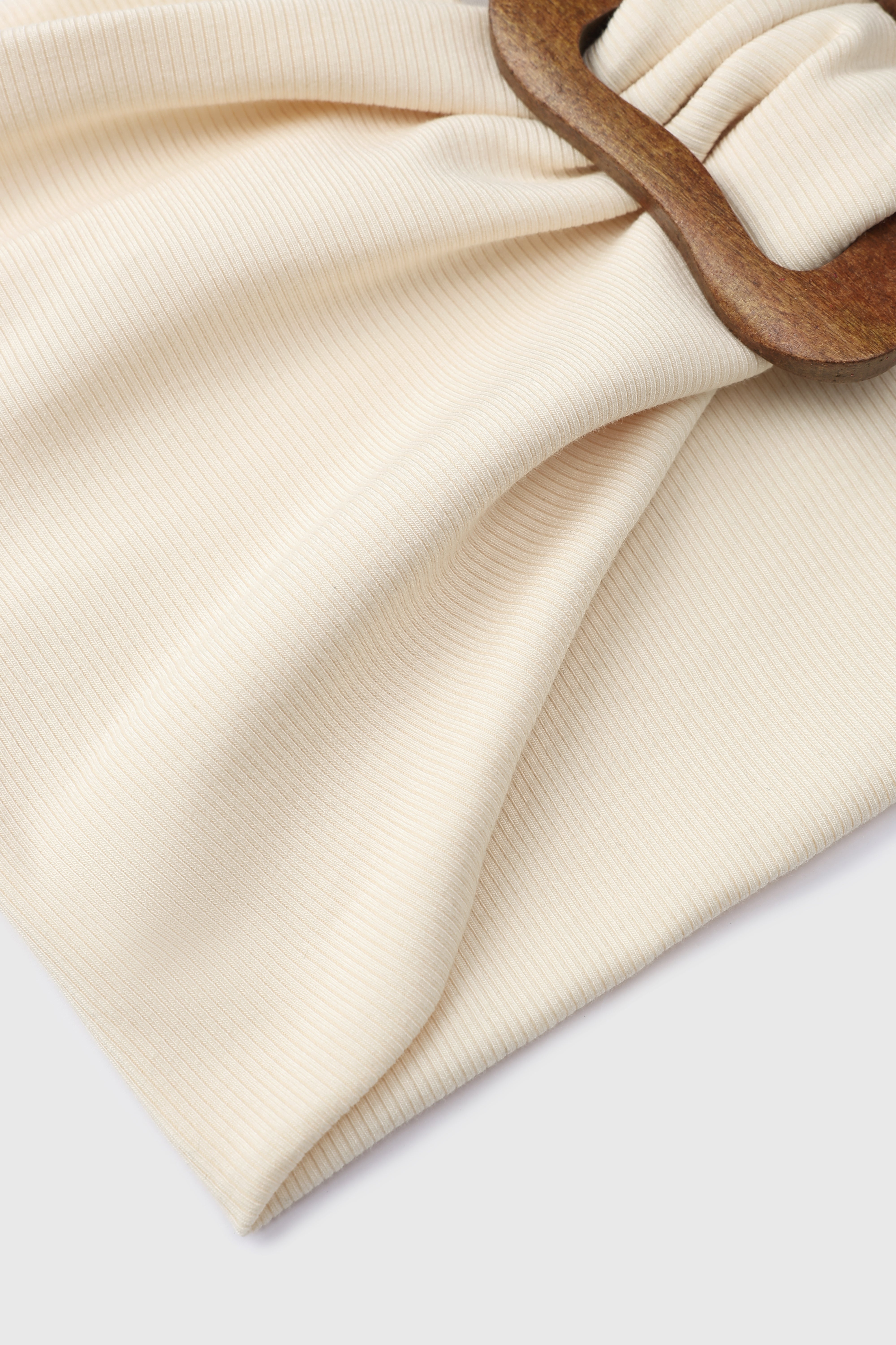 Loop Day Ripple Knit Skirt – Glazed Oat