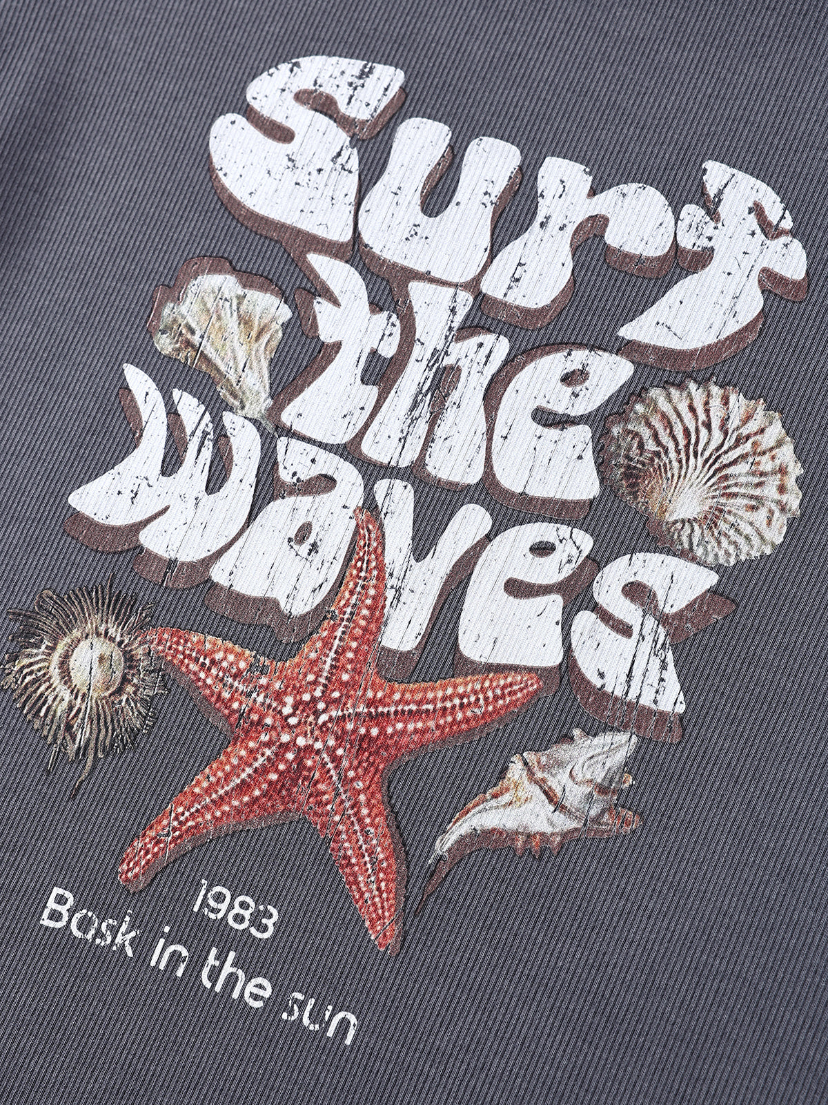 1983 Sea star Tee – Drift Grey