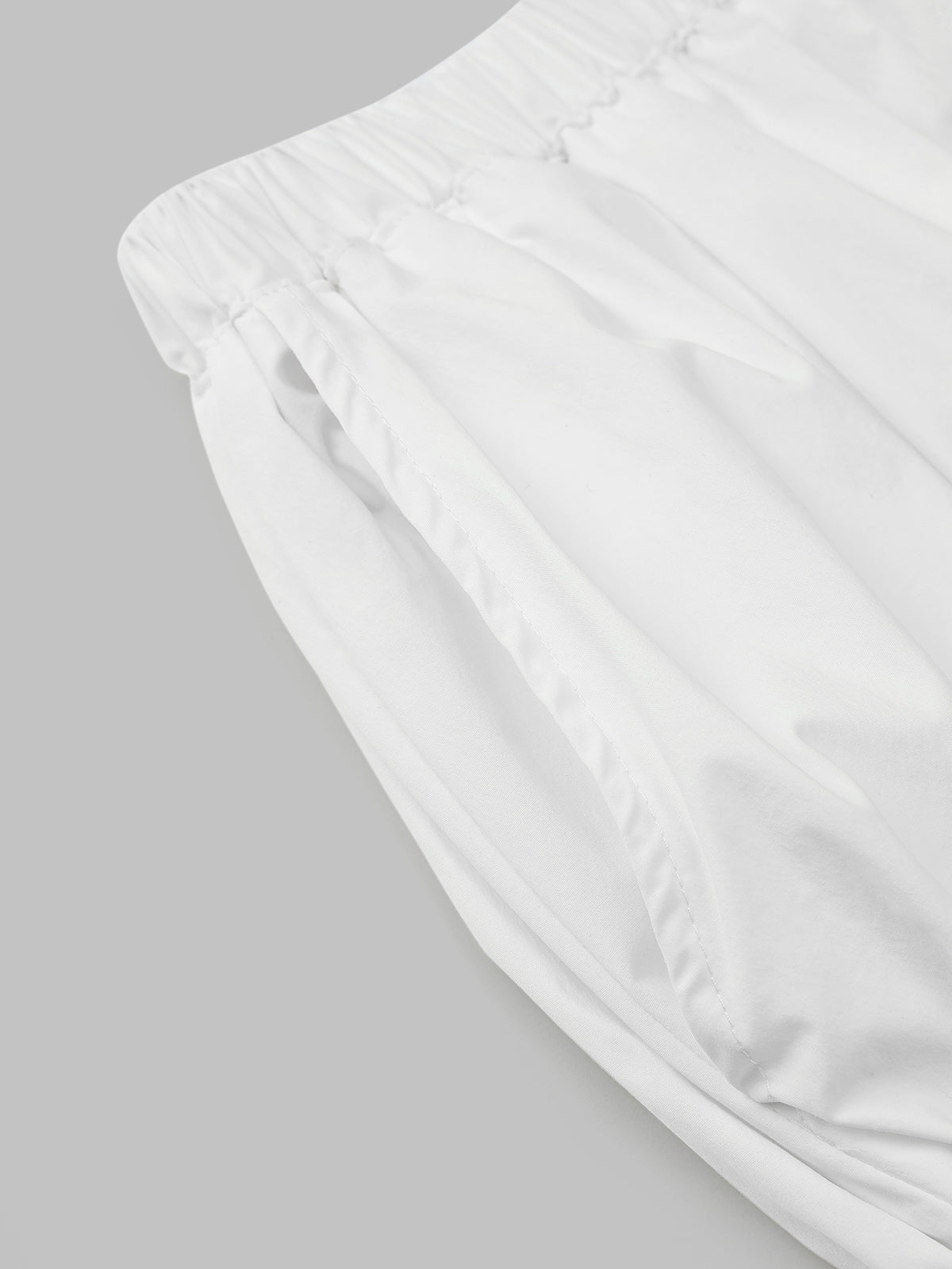 Idle Tab Bow Skirt – Mist Blue