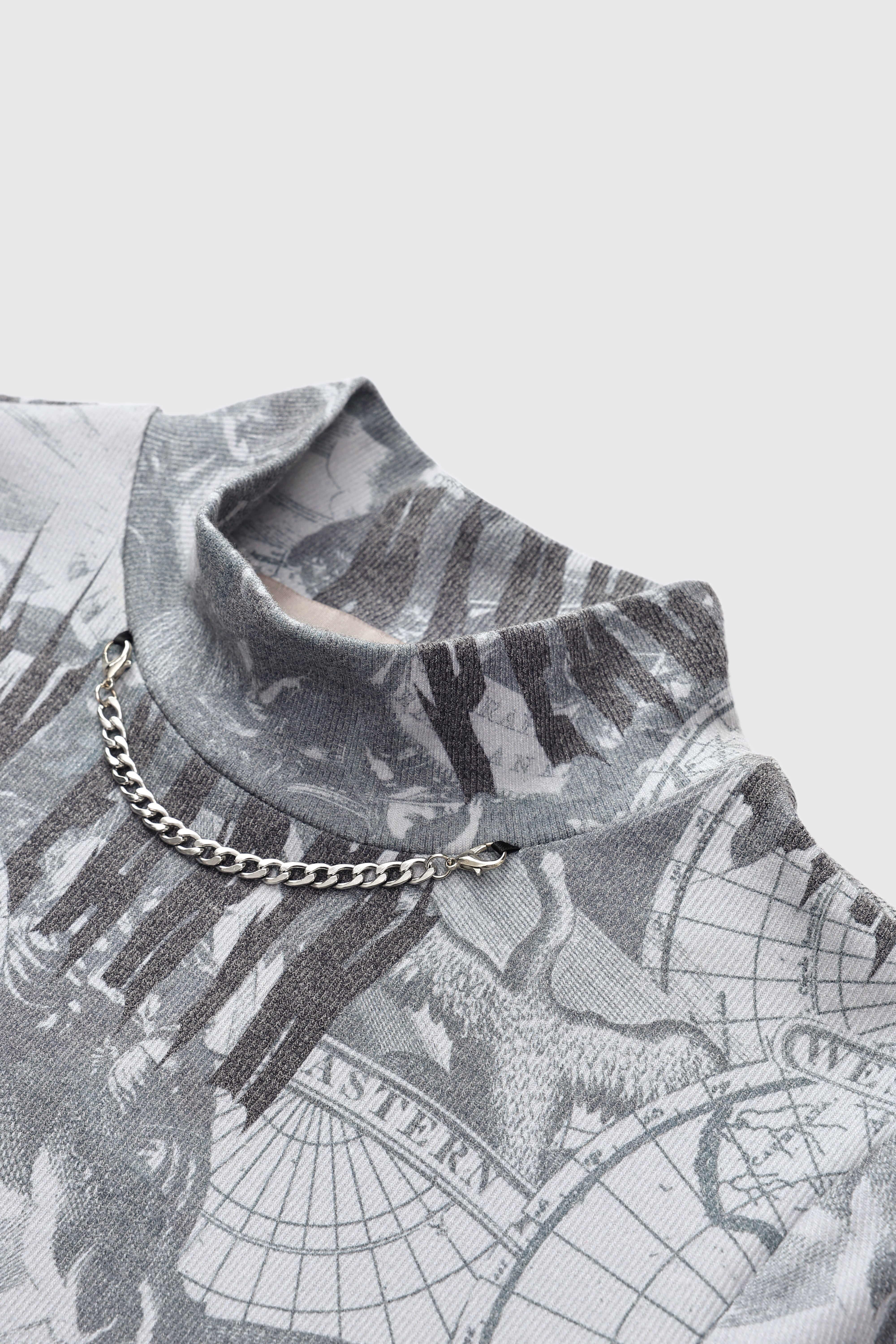 Drafted Out Longsleeve Dress - Fog Route