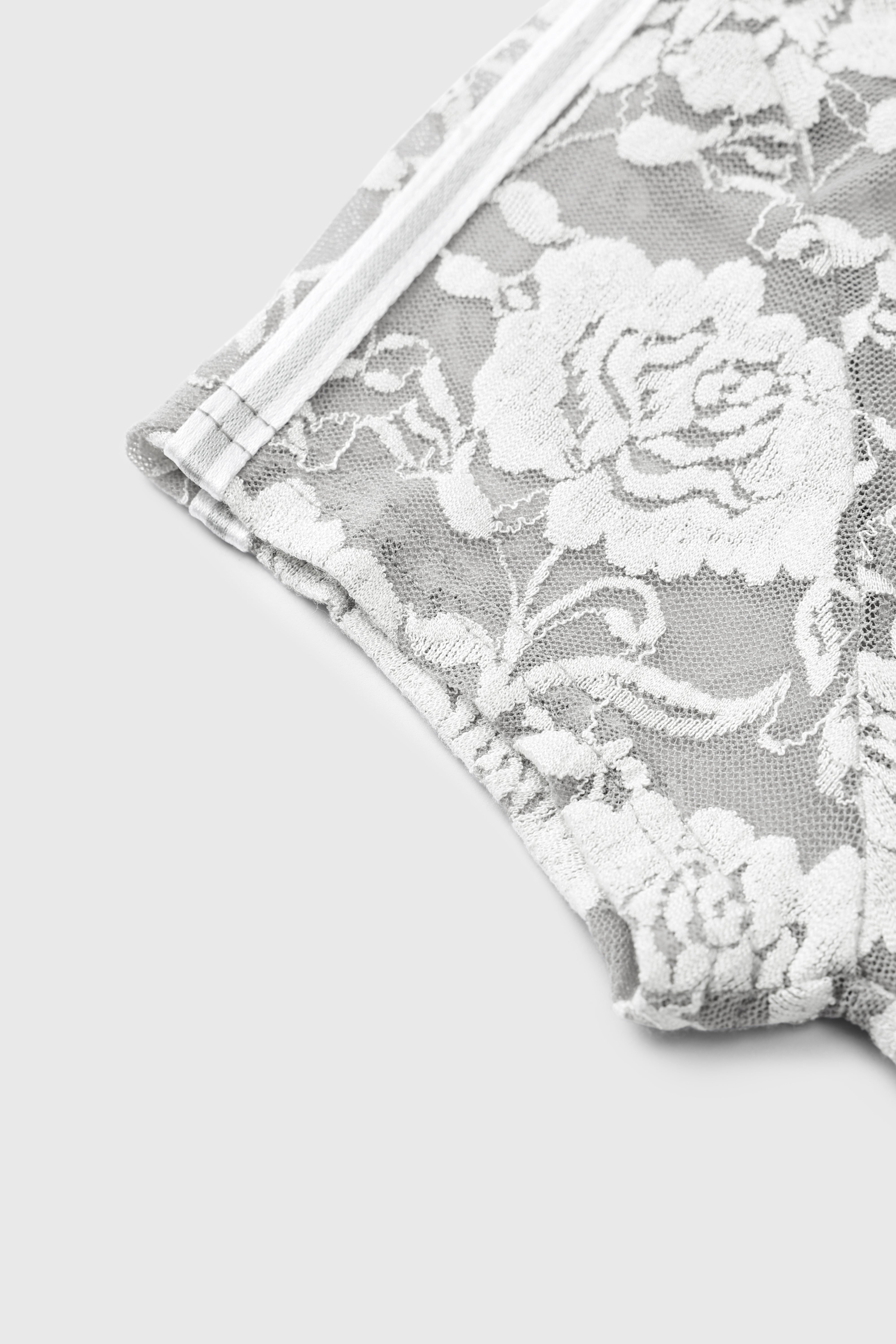 Match Point Lace Tee – Mist Court