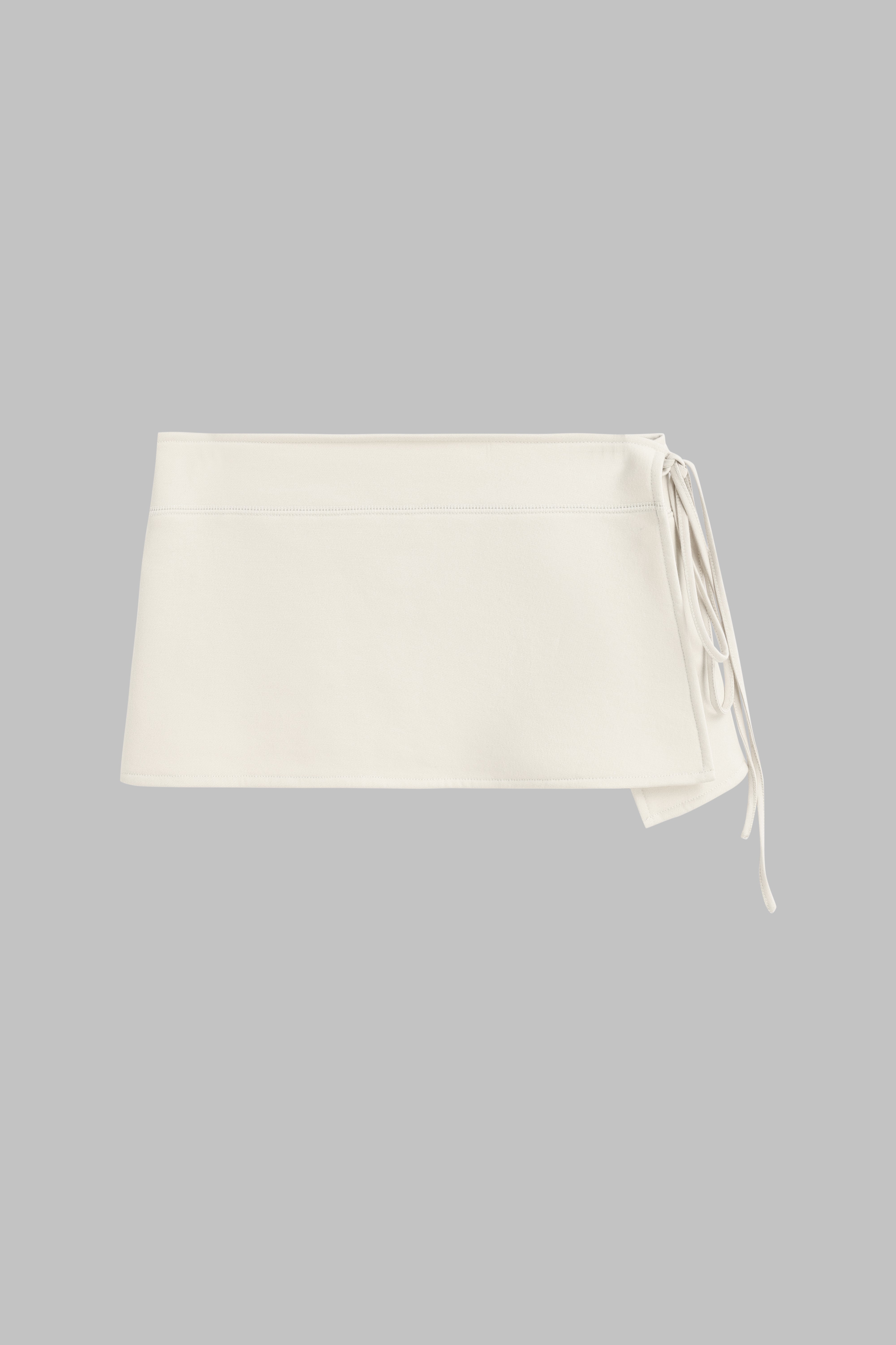 Bedazzled & Nap Belted Waistband - Vanilla Glow