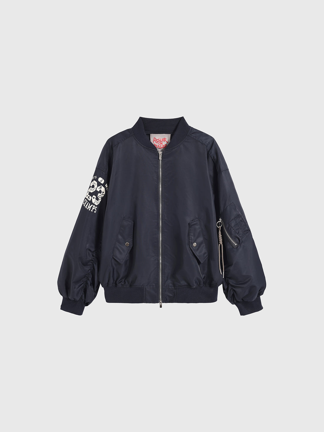 Retro Squad Varsity Jacket - Midnight Blue