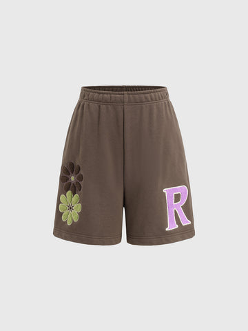 Patch Play Set Shorts - Chocolate Ice