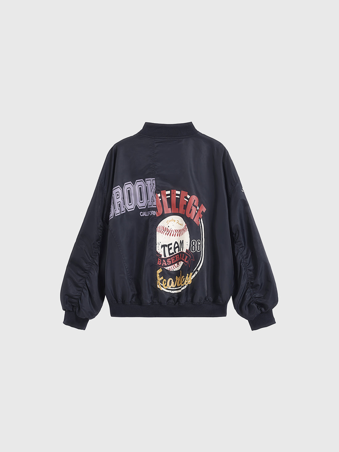 Retro Squad Varsity Jacket - Midnight Blue