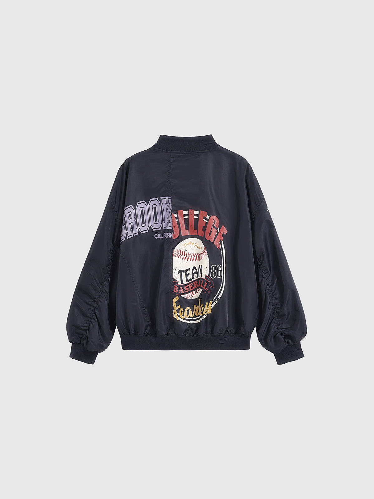 Retro Squad Varsity Jacket - Midnight Blue