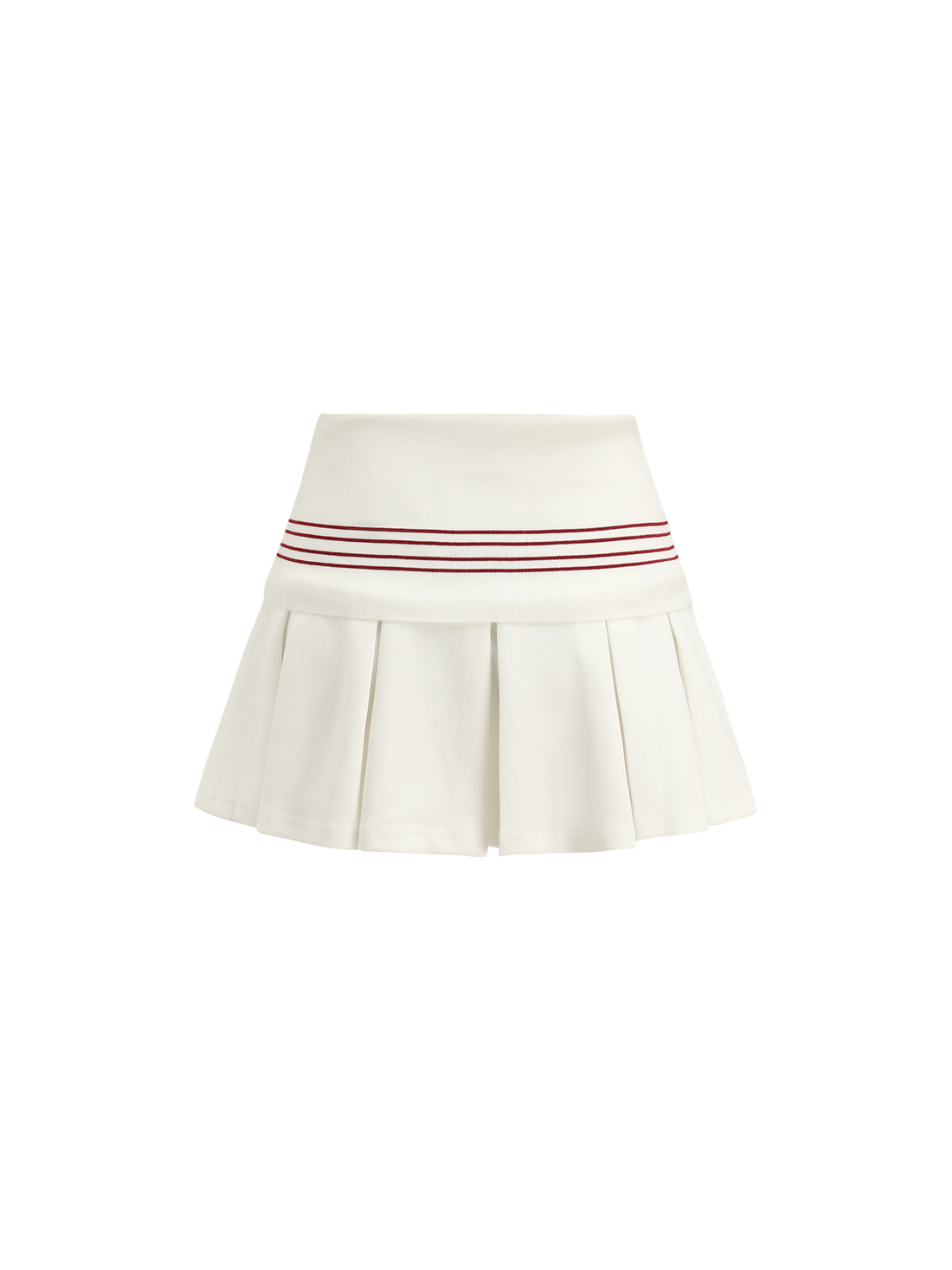 Angel Serve Set Skirt - Whie Red