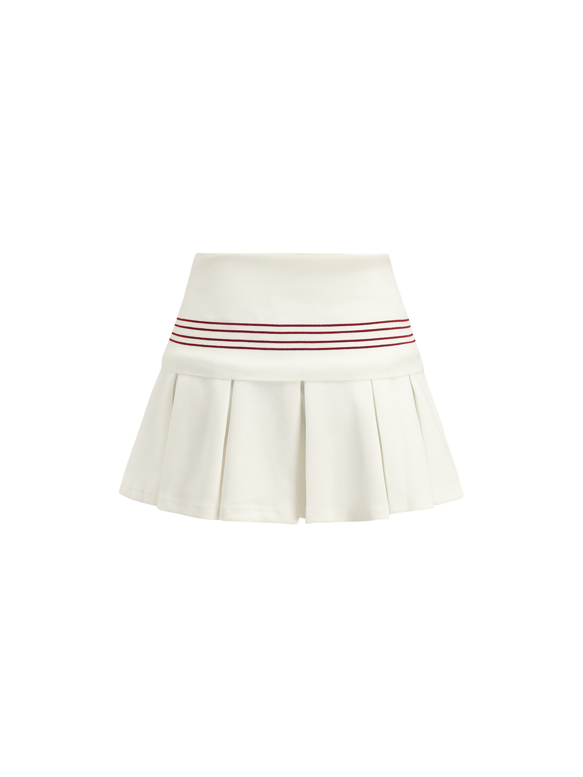 Angel Serve Set Skirt - Whie Red