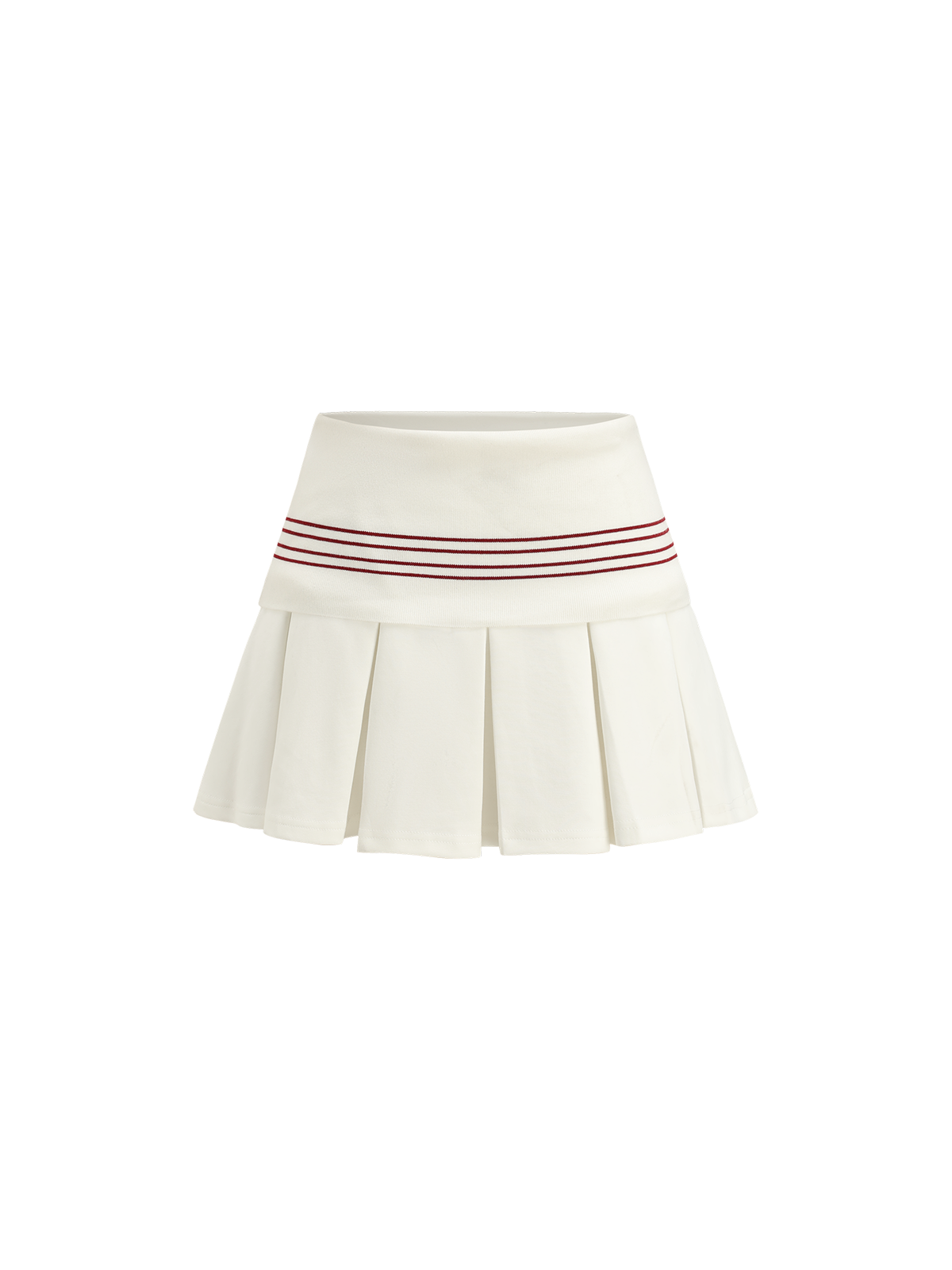 Angel Serve Set Skirt - Whie Red