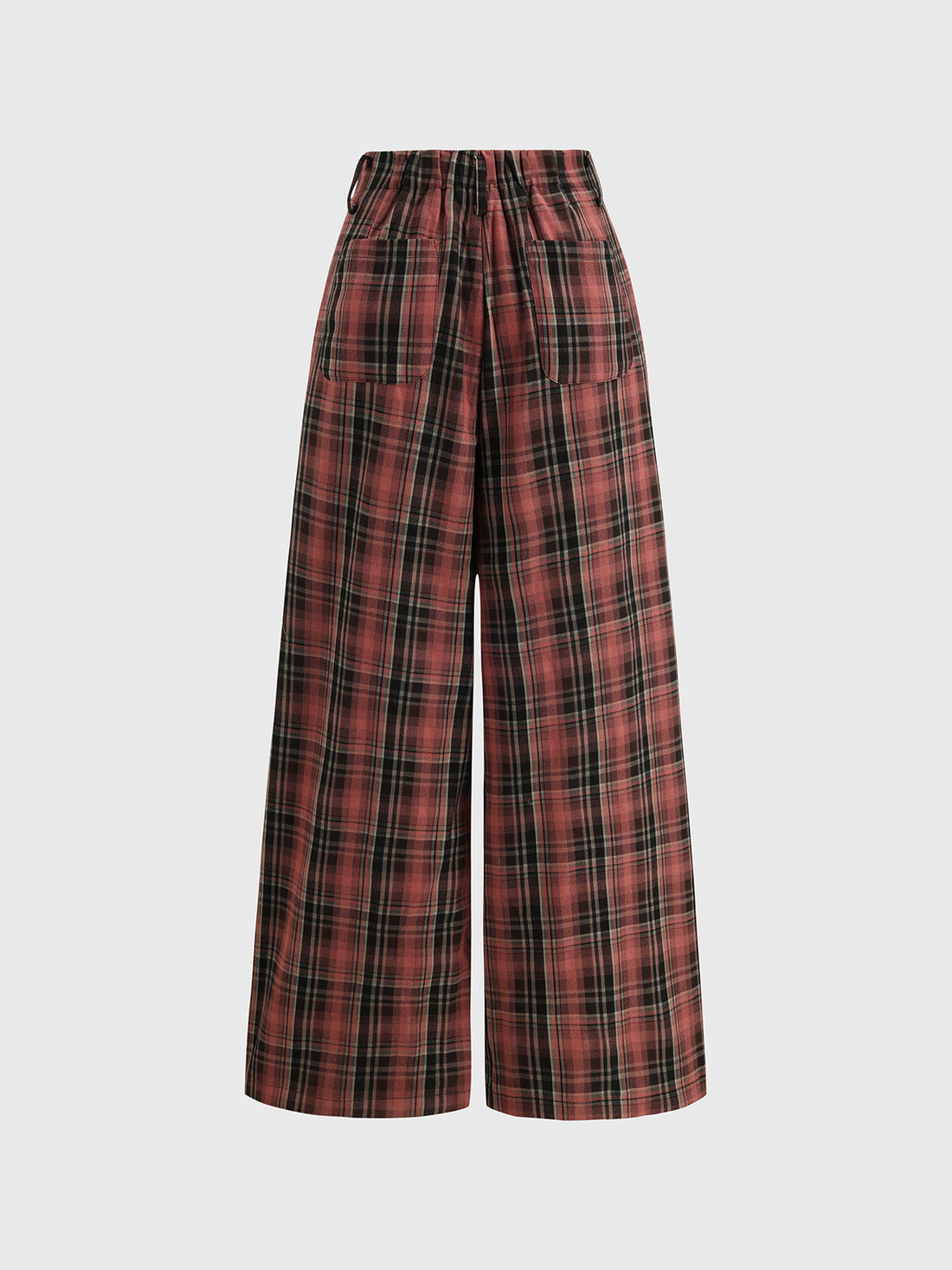 Sunset Tartan Pants - Red Brown