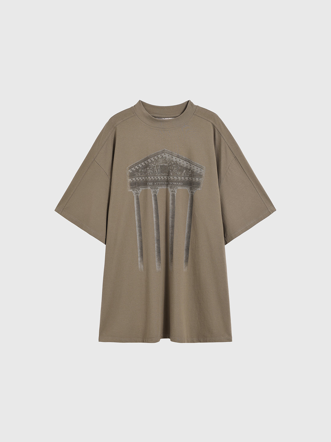 Roman Forum Mark Tee -  Olive Stone