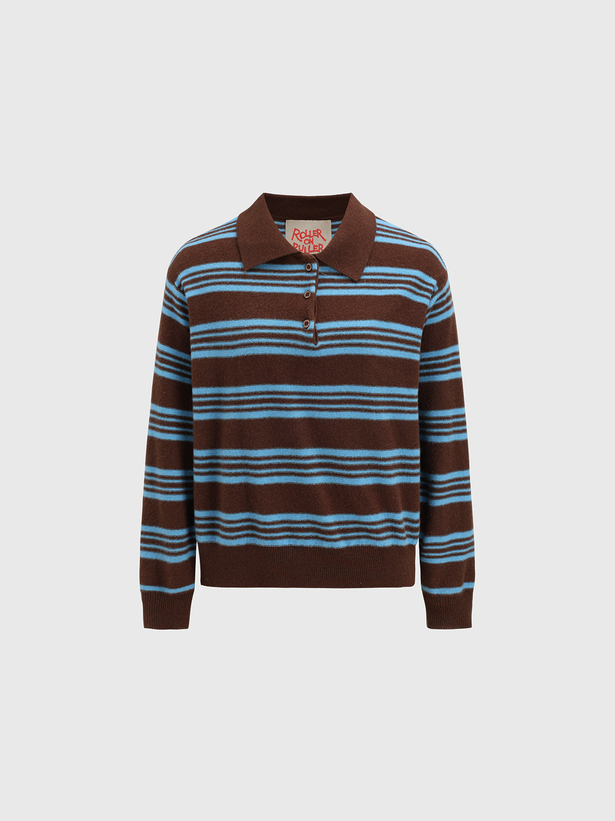 Hallway Stripe Sweater - Brown Blue
