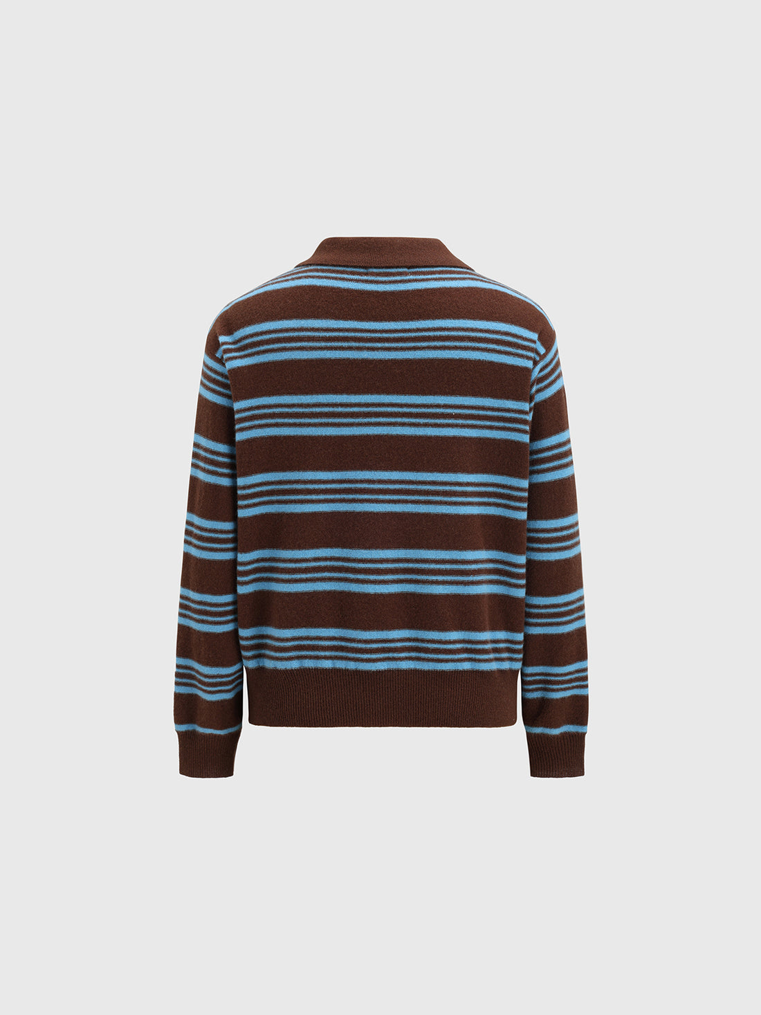 Hallway Stripe Sweater - Brown Blue